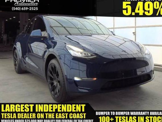 TESLA MODEL Y 2020 5YJYGDEE1LF045951 image